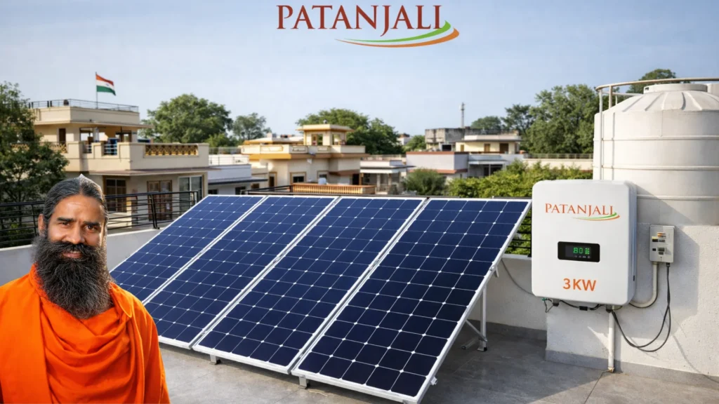 Patanjali 3kW Solar Panel System